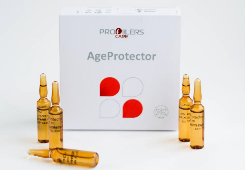 Сыворотка омолаживающая для лица AgeProtector (10 ампул по 5 мл.)